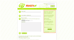 Desktop Screenshot of bb.wyslijto.pl